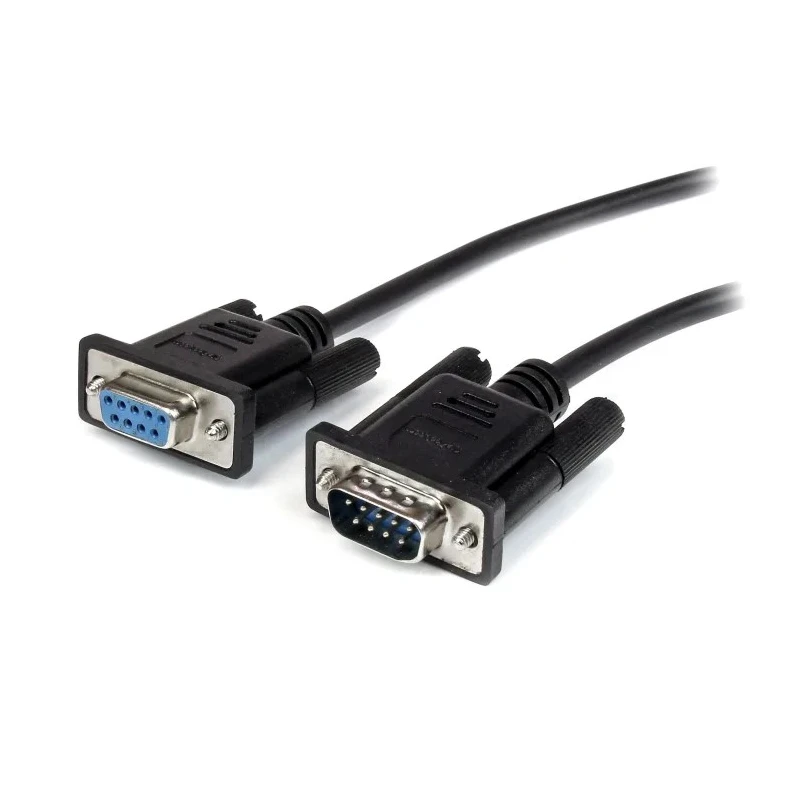 StarTech.com Male D-Sub 9-Pin to Female DB9 Serial Cable 0.5m Polyvinyl Chloride MXT10050CMBK