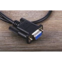 StarTech.com Male D-Sub 9-Pin to Female DB9 Serial Cable 0.5m Polyvinyl Chloride MXT10050CMBK
