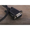StarTech.com Male D-Sub 9-Pin to Female DB9 Serial Cable 0.5m Polyvinyl Chloride MXT10050CMBK
