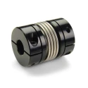 Ruland Flexible Coupler Aluminium Hub Bellows Steel, 19.1 mm OD 8 mm x 5 mm Bore, 30.2 mm Length, Clamp Style MBC19-8-5-A