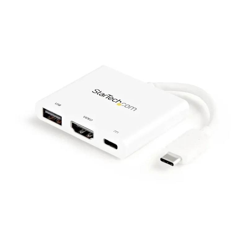 StarTech.com USB C Docking Station with HDMI, USB 3.0 Port, 4096 x 2160 Pixel Resolution, Thunderbolt 3 CDP2HDUACPW