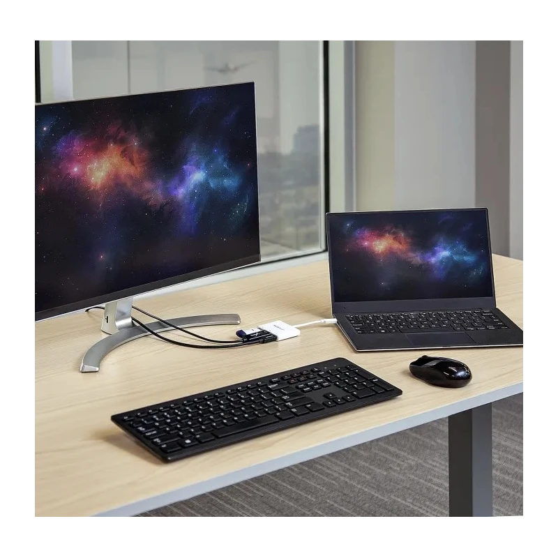 StarTech.com USB C Docking Station with HDMI, USB 3.0 Port, 4096 x 2160 Pixel Resolution, Thunderbolt 3 CDP2HDUACPW