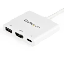 StarTech.com USB C Docking Station with HDMI, USB 3.0 Port, 4096 x 2160 Pixel Resolution, Thunderbolt 3 CDP2HDUACPW
