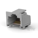 TE Connectivity RJ45 Connector Female Surface Mount Cat5 Unshielded Right Angle 1 Port 8 Way 5406721-1