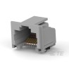 TE Connectivity RJ45 Connector Female Surface Mount Cat5 Unshielded Right Angle 1 Port 8 Way 5406721-1