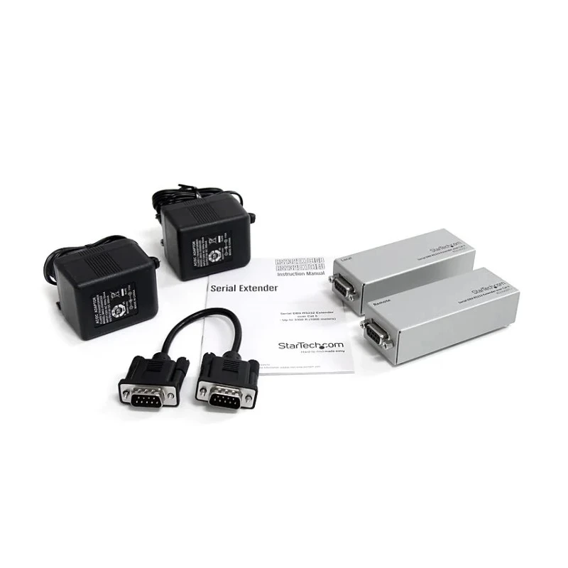 StarTech.com Serial Device Server RS232 Extender RS232EXTC1GB 9 V DC Supply 115.2 kbps Baud Rate