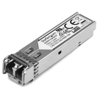 StarTech.com LC Multimode Fiber Optic Transceiver Module 850nm Wavelength Full Duplex 1.25 Gbps Data Rate EXSFP1GESXST