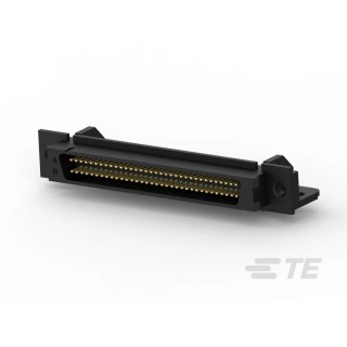 TE Connectivity D-Sub 68 Way Right Angle Through Hole Male Connector, Standard Housing, Polybutylene 2-5174225-5