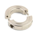 Ruland Stainless Steel Two Piece Shaft Collar, Clamp Screw Fastening, OD 20 mm, Width 5.5 mm ENSP20-5MM-SS