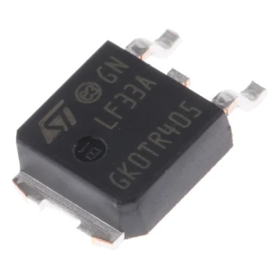 STMicroelectronics Linear Voltage Regulator Surface Mount, Positive Polarity, 3-Pin, 16V, 500μA Quiescent Current LF33ABDT-TR