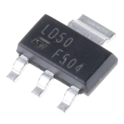 STMicroelectronics Linear Voltage Regulator 15V 800mA Surface Mount SOT-223 4-Pin LD1117S50CTR