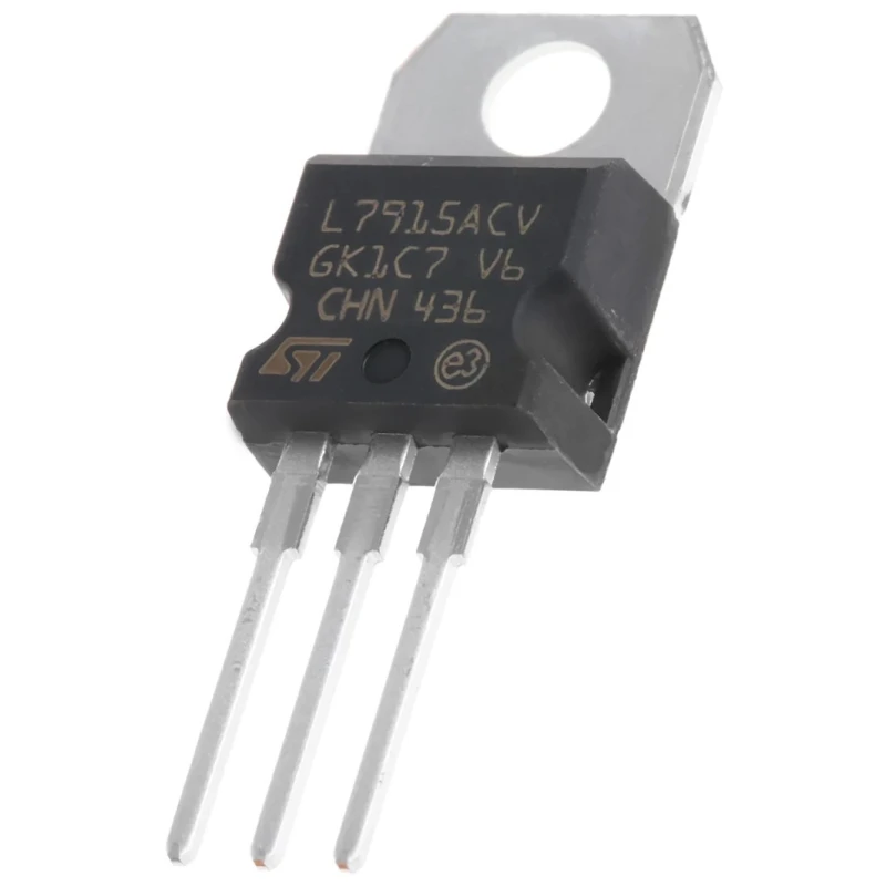 STMicroelectronics Negative Voltage Regulator TO-220 3-Pin -35V Maximum Input Voltage L7915ACV
