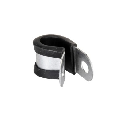 RS PRO Black Plated Steel Cable Clip 10 mm Max Bundle Diameter Screw Fixing 186-5353