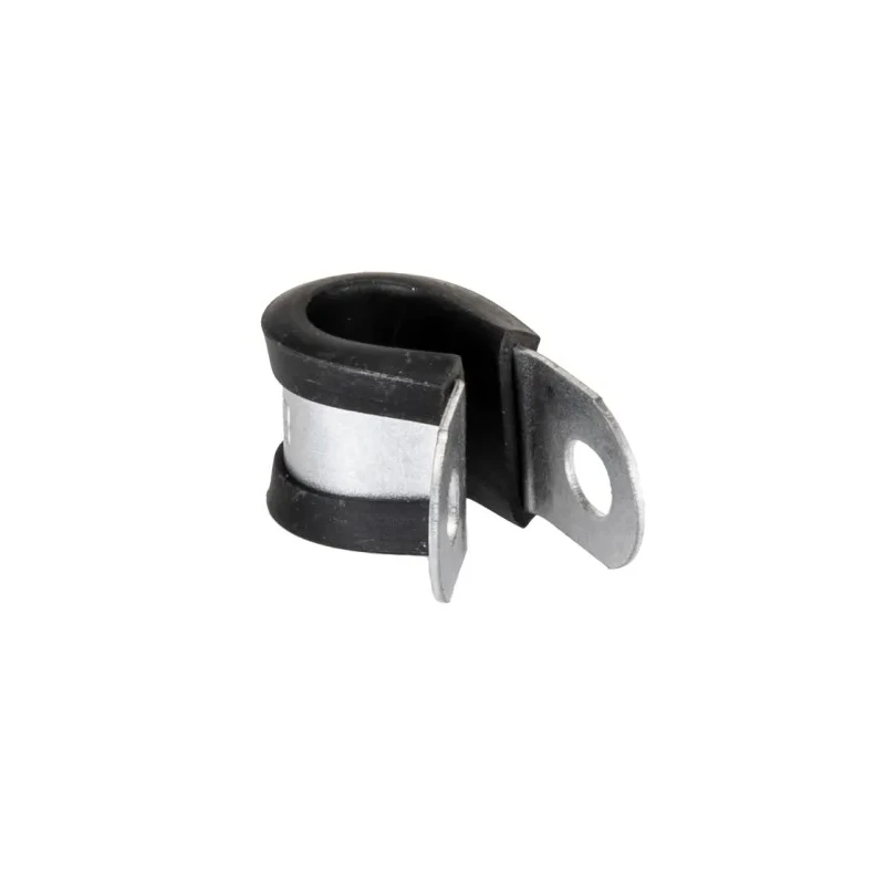 RS PRO Black Plated Steel Cable Clip 10 mm Max Bundle Diameter Screw Fixing 186-5353