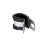 RS PRO Black Plated Steel Cable Clip 10 mm Max Bundle Diameter Screw Fixing 186-5353