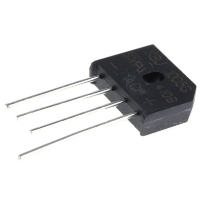 Taiwan Semiconductor Bridge Rectifier 600 V 200 A, 4-Pin Single KBU1005G