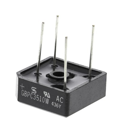 Taiwan Semiconductor Bridge Rectifier, 1000 V, 400 A, 4-Pin Single Through Hole GBPC3510W T0