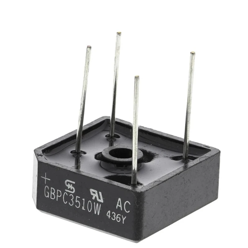 Taiwan Semiconductor Bridge Rectifier, 1000 V, 400 A, 4-Pin Single Through Hole GBPC3510W T0