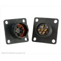 Souriau Sunbank by Eaton Industrial Circular Connector 6 Contacts Flange Mount Plug Male IP68 IP69K 600V 7.5A UTS010E6P