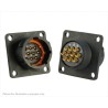 Souriau Sunbank by Eaton Circular Connector, 10 Contacts, Flange Mount, Standard Size, Plug, Male, IP68/IP69K UTS012E10P