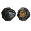 Souriau Sunbank by Eaton Circular Connector, 19 Contacts, Panel Mount, Standard Size, Plug Female, IP68 IP69K UTS714E19S
