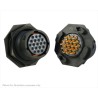 Souriau Sunbank by Eaton Circular Connector, 19 Contacts, Panel Mount, Standard Size, Plug Female, IP68 IP69K UTS714E19S