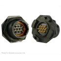 Souriau Sunbank by Eaton Circular Connector 10 Contacts Panel Mount Plug Male IP68 IP69K UTS712E10P