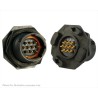 Souriau Sunbank by Eaton Circular Connector 10 Contacts Panel Mount Plug Male IP68 IP69K UTS712E10P