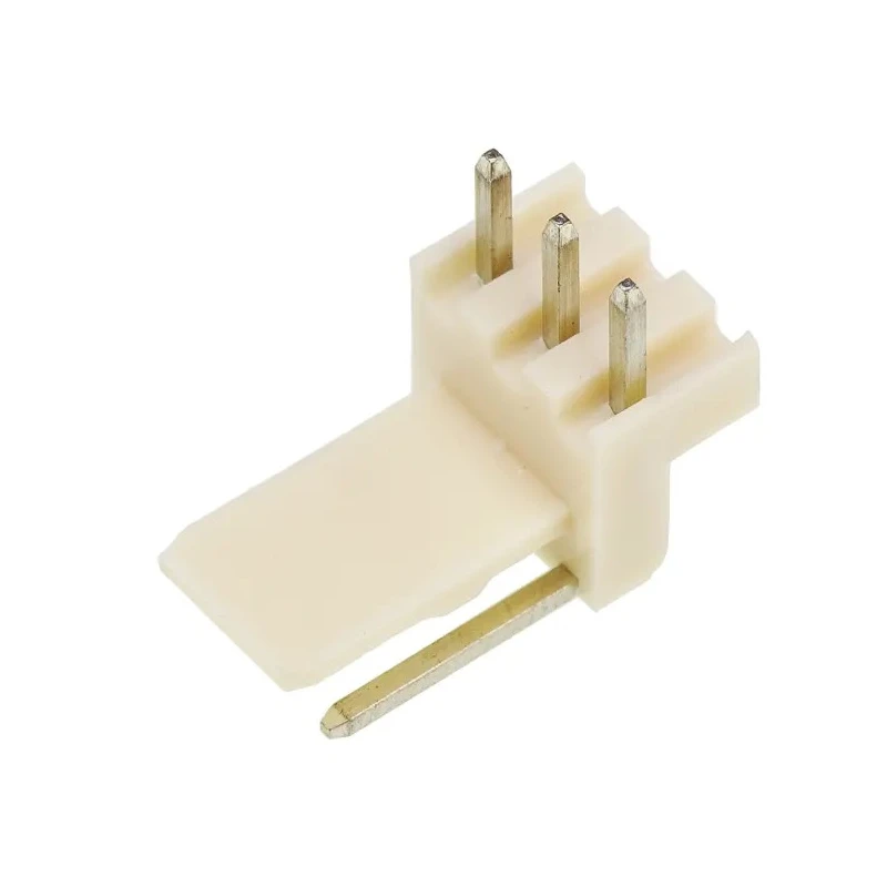 Molex Mini-Latch Series Right Angle Through Hole Pin Header 3 Contacts 2.5 mm Pitch 1 Row Unshrouded 22-05-1032