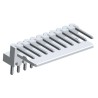 Molex Mini-Latch Series Right Angle Through Hole Pin Header 10 Contacts 2.5 mm Pitch 1 Row Unshrouded 22-05-1102