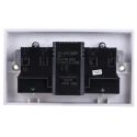 RS PRO 13A Passive 2 Gang RCD Socket Flush Switched BS7288:1990 & BS1363 230V AC White 687-7339