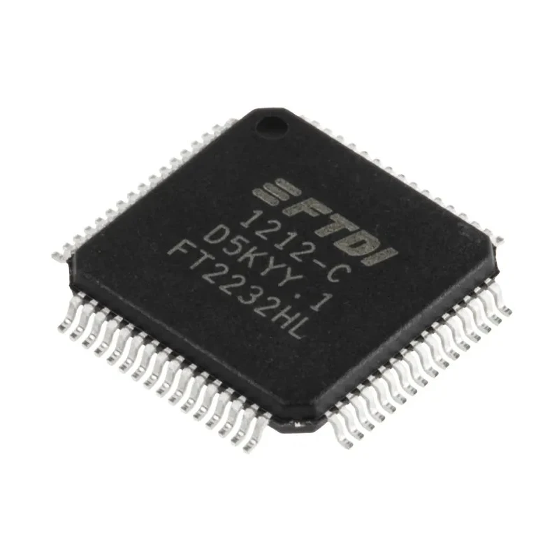 FTDI Chip 2-Channel UART RS232, RS422, RS485 Interface IC 64-Pin LQFP FT2232HL-REEL