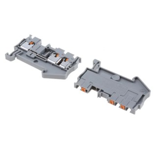 Phoenix Contact PT 2.5-TWIN Grey Feed Through Terminal Block 0.14mm² to 4 mm², 1-Level, Push-in, 800V, 24A Current 3209549