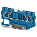 Phoenix Contact Feed Through Terminal Block Blue 0.14-4 mm² 24A 800V Push-in PT 2.5-QUATTRO BU 3209581