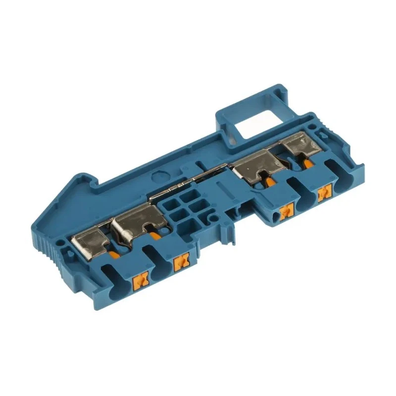 Phoenix Contact Feed Through Terminal Block Blue 0.14-4 mm² 24A 800V Push-in PT 2.5-QUATTRO BU 3209581