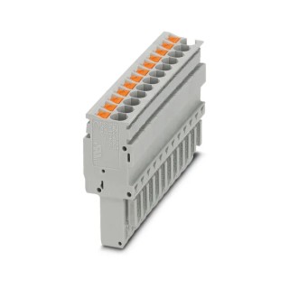 Phoenix Contact PP-H 2.5/12 Series Pluggable Terminal Block 24A 500V Grey 3209976