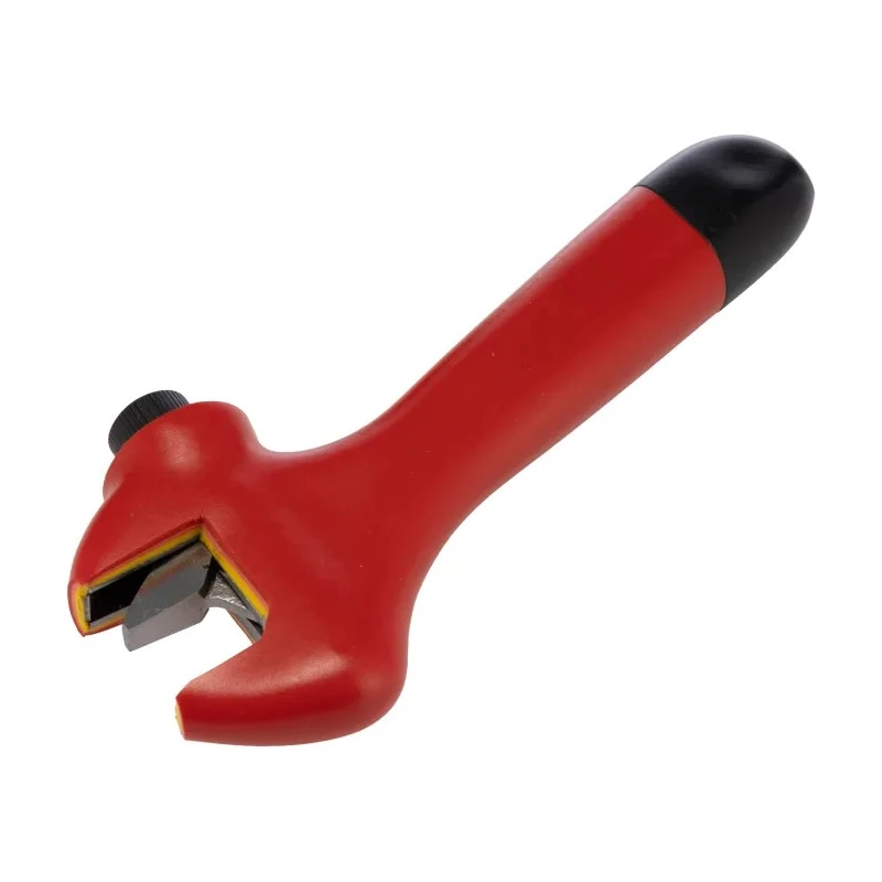 Bahco Adjustable Wrench 29 mm Jaw Capacity 205 mm Overall Length Insulated Handle VDE 1000V Approved 8071VLT