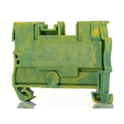 Phoenix Contact PT 2.5/1P-PE Series Earth Terminal Block Yellow Green 0.14mm² to 4 mm² Push-in 3210059