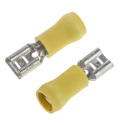 JST Yellow Insulated Female Spade Connector Crimp 6.35 x 0.8 mm Tab Size 12 AWG to 10 AWG FVDDF5.5-250A(S)(LF)