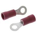 JST FV Insulated Ring Terminal M3 Stud Size with 22 AWG to 16 AWG Wire Size Red FVWS1.25-M3(LF)