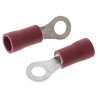 JST FV Insulated Ring Terminal M3 Stud Size with 22 AWG to 16 AWG Wire Size Red FVWS1.25-M3(LF)