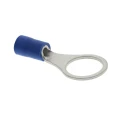 JST FV Insulated Ring Terminal, 10 mm Stud Size, 16 AWG to 14 AWG Wire Size, Blue FVWS2-10