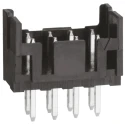 Hirose DF11 Series Straight Through Hole PCB Header, 8 Contacts, 2 mm Pitch, 2 Row, Shrouded 
