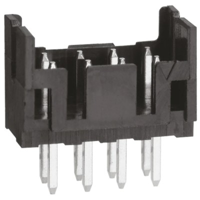 Hirose DF11 Series Straight Through Hole PCB Header, 8 Contacts, 2 mm Pitch, 2 Row, Shrouded 