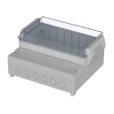 Bopla RegloCard-Plus Series Polycarbonate ABS Wall Box IP65 Transparent Door 213 mm x 185 mm x 104.5 mm 41200309 RCP 2000