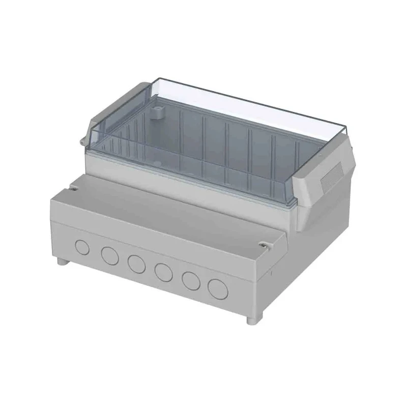 Bopla RegloCard-Plus Series Polycarbonate ABS Wall Box IP65 Transparent Door 213 mm x 185 mm x 104.5 mm 41200309 RCP 2000