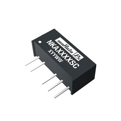 Murata Power Solutions NKA SIP Dual Output Unregulated Isolated DC/DC Converter 5V dc 100mA 3W Through Hole NKA0505SC