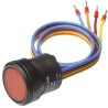 EAO 84 Series Illuminated Push Button Switch Momentary Panel Mount SPST 22.5 mm Cutout IP67 42 V dc K84-603.4305S