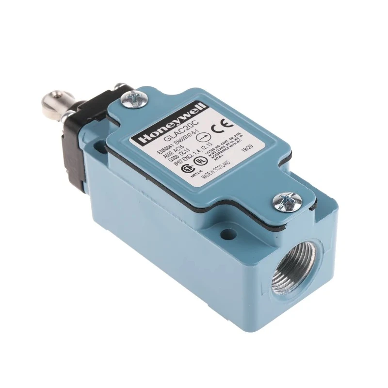Honeywell Technologies GLA Series Plunger Limit Switch 2 NC/2 NO Contact Configuration Rated Die Cast Zinc Housing 600V IP67