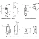 Honeywell Technologies GLA Series Plunger Limit Switch 2 NC/2 NO Contact Configuration Rated Die Cast Zinc Housing 600V IP67